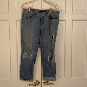 J Brand distressed Boyfriend Jeans
